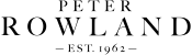 Peter Rowland logo with bold text and “EST. 1961” highlighting its heritage.